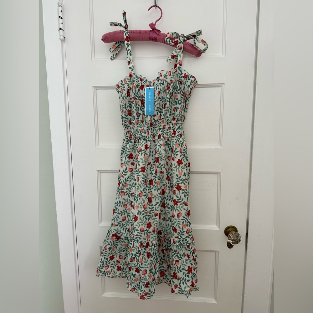 Draper James strawberry dress, size XS. Tags attached.